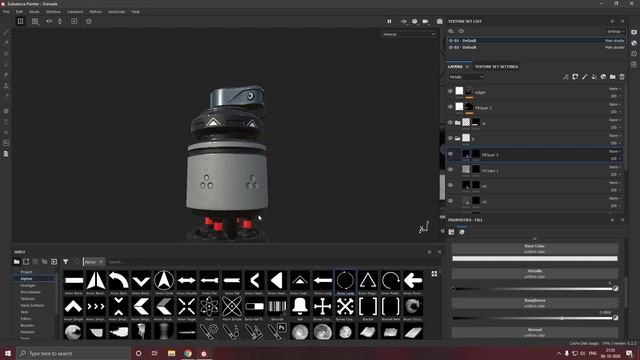 Modeling and Texturing Sci Fi Grenade 3ds max tutorial final part смотреть онлайн