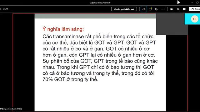 HÓA SINH LÂM SÀNG TH: ĐỊNH LƯỢNG AST ALT смотреть онлайн