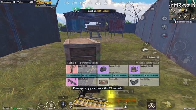 Metro Royale Map 3 Legend Loot And Yellow Crate 🔥 / PUBG METRO ROYALE CHAPTER 17 смотреть онлайн