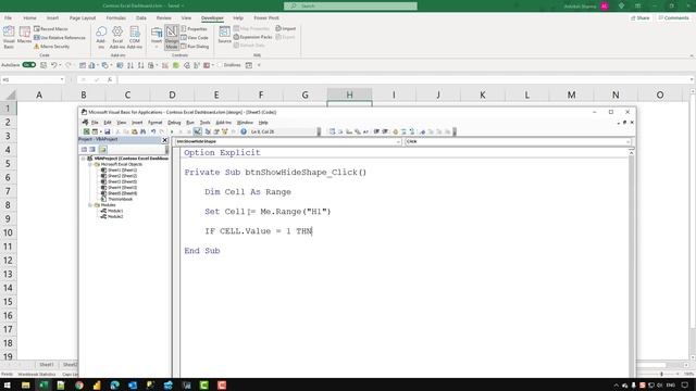 How To Hide Shapes and Images in Excel with VBA | Excel VBA смотреть онлайн