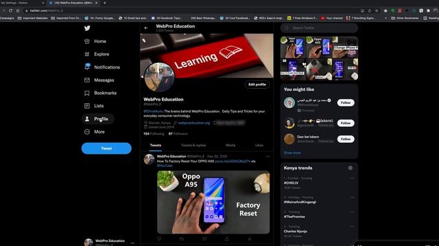 How To Add Your Twitter Profile Link To Roblox смотреть онлайн