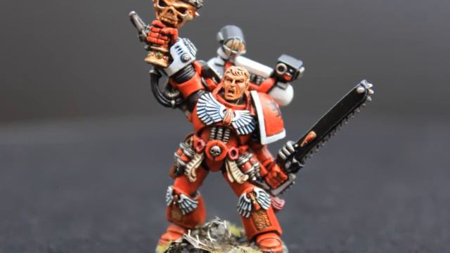 Blood Angels Brother Corbulo Warhammer 40k Unit Showcase Paint Job | HD Video смотреть онлайн