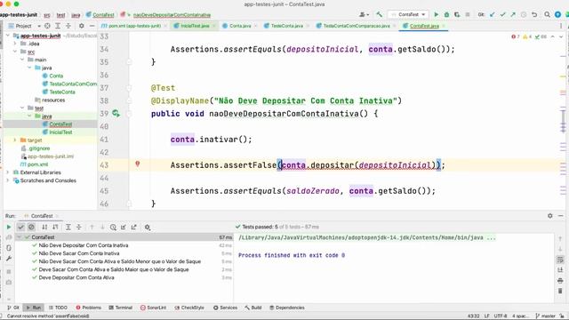 010 - Verificando as Exceções lançadas com AssertThrows смотреть онлайн