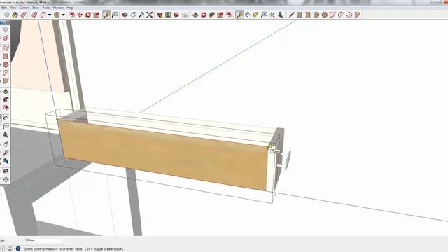 Как производить замеры чертежей в SketchUp . смотреть онлайн
