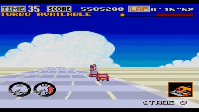 Turbo OutRun (Sega Mega Drive) смотреть онлайн