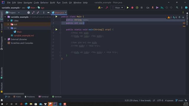 Lập trình Java cơ bản - Bài 4: Biến trong Java смотреть онлайн