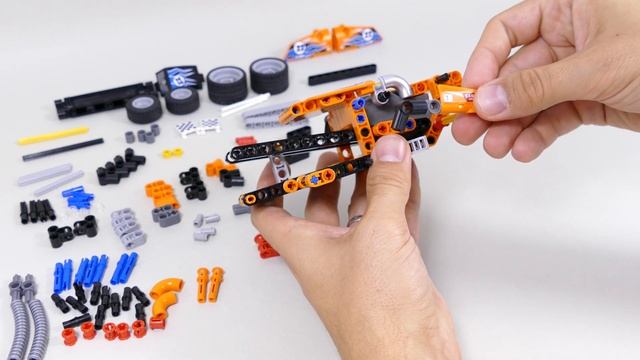 Track Race Car - LEGO Technic 42104 E Model + FREE Instructions смотреть онлайн