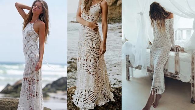 МОДНАЯ ВЯЗАНАЯ ОДЕЖДА ДЛЯ ПЛЯЖА Красиво интересно стильно Вязание спицами, крючком Идеи @style... смотреть онлайн