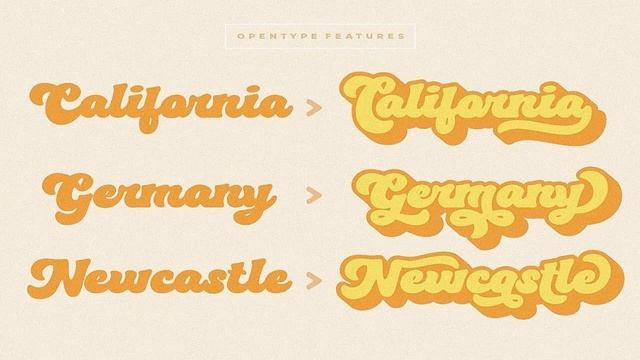 Happy Monday Retro Groovy Fonts Font Free Download смотреть онлайн