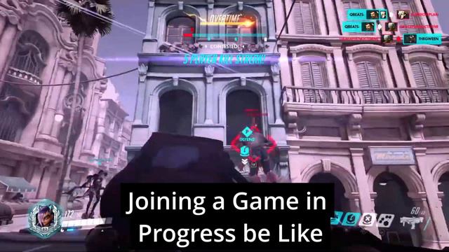 OverWatch: Joining a game in progress be like смотреть онлайн