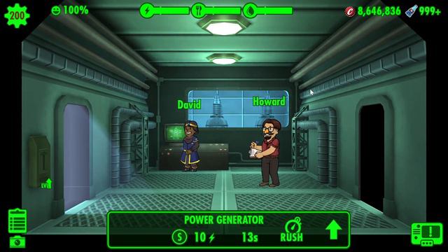 Fallout Shelter Day 5 - Power Generator (Small) with 2 Dwellers смотреть онлайн