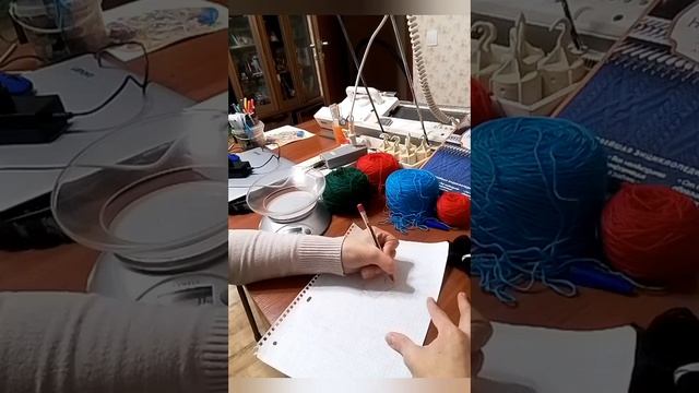 МК, подробно о вязании образца, что такое петельная проба, как рассчитать изделие и сколько пряжи ? смотреть онлайн