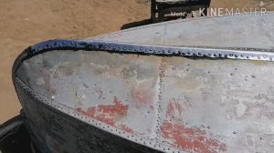 ✅Процесс изготовления и замены форштевня на Казанке Южанке