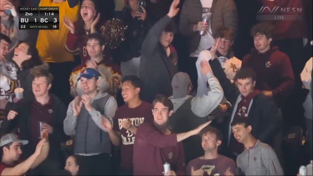 Boston College Vs. Boston University - 2024 Hockey East Championship Highlights