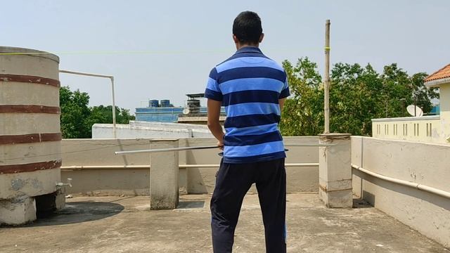 Bo Staff Spins - 8 - Alternate Front And Back Spin смотреть онлайн