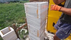 Вариант колонны из газобетонной опалубки,А ШО  так можно было?)))