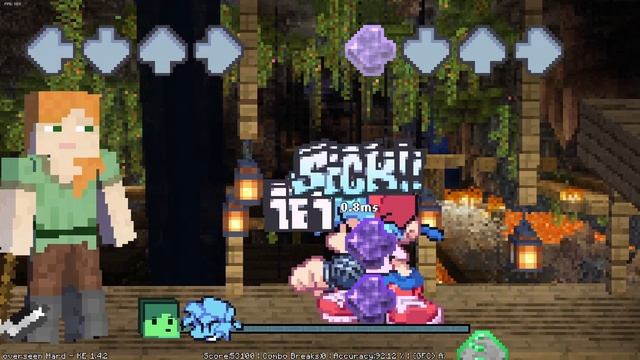 Vs Minecraft STEVE & ALEX - Friday Night Funkin' смотреть онлайн