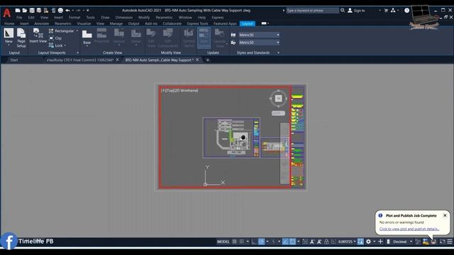 การตั้งค่าปริ้นแบบใน Layout A3-A1 Autocad смотреть онлайн