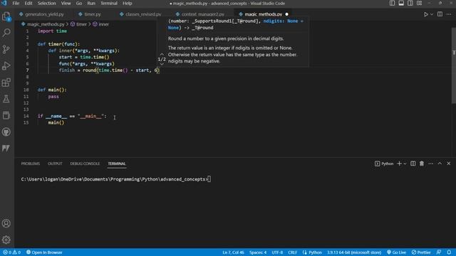 Python Timer Decorator смотреть онлайн