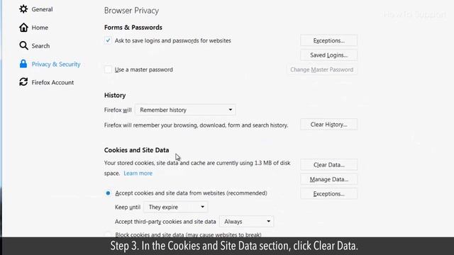 How to Clear the Cache and Cookies in Mozilla Firefox смотреть онлайн