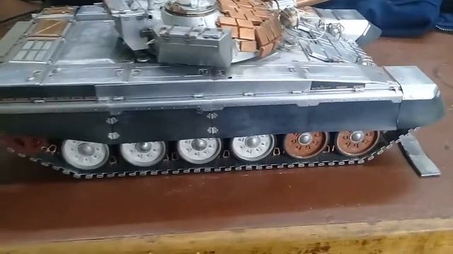 Самодельная модель танка Т-72 б смотреть онлайн