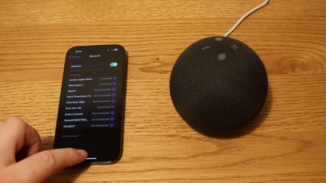 Amazon Echo - Bluetooth speaker setup on an iPhone. смотреть онлайн