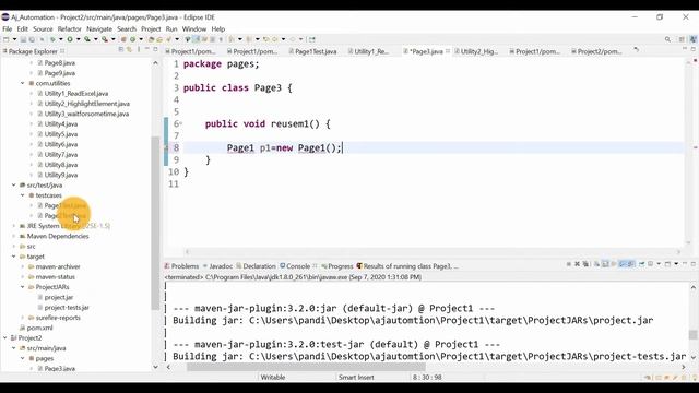 How to use a Maven Project as a dependency in another Maven Project | Reuse and Run tests directly смотреть онлайн