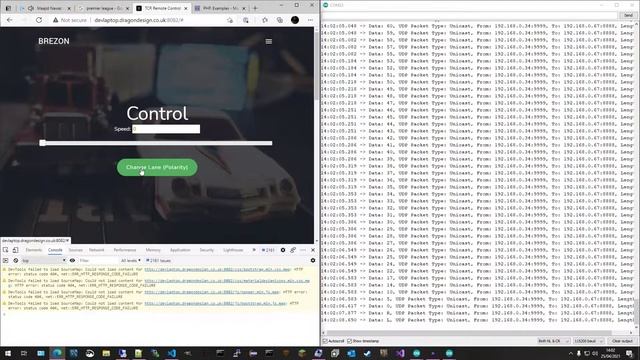 ESP32 / Web Page UDP Receive смотреть онлайн