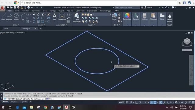 #AutoCAD #3D #SubtractCommand смотреть онлайн