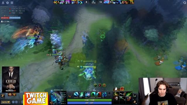 НИКС КАМБЭКАЕТ ИГРУ НА МОРФЕ, КОЛЯН ТАЩИТ | DOTA 2 NIX смотреть онлайн