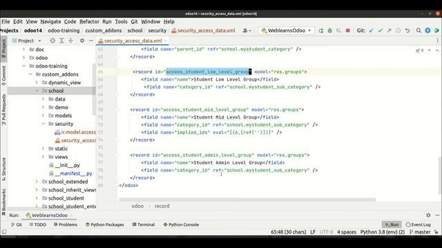 How to add group as combobox layout | implied_ids Odoo | Odoo Security access rights tutorial смотреть онлайн