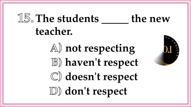 Choose the Correct Answer | 30 Practice Questions | 12 Tenses Mixed | No.1 Quality English смотреть онлайн