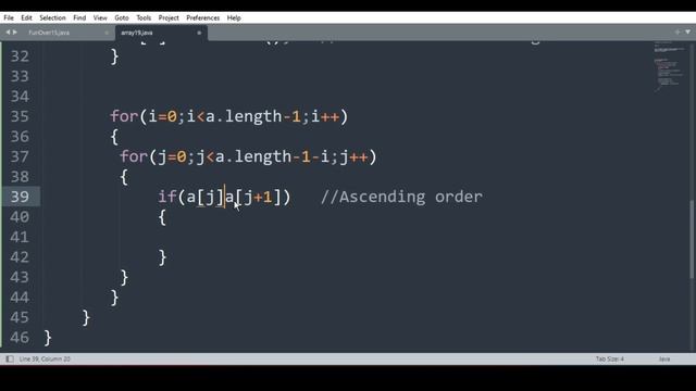 ICSE-2019-Bubble Sort for integers||Arrays in JAVA смотреть онлайн