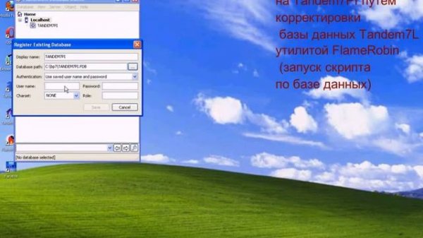 Работа с FlameRobin