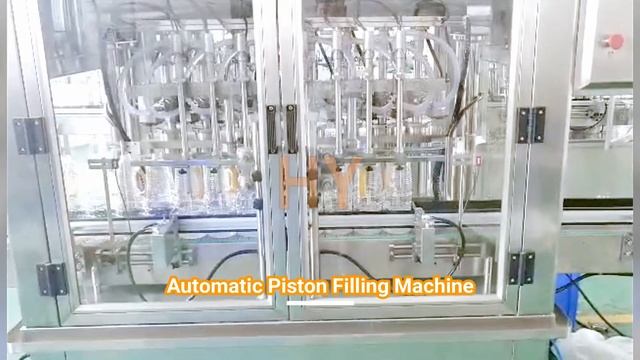 Automatic Piston Filling Machine for 0.5 - 5 Liters Edible Vegetable Oil Dispensing Equipment смотреть онлайн