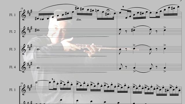 E . K ö h l e r - op. 66 - Study n.16 "CANTABILE" (flute quartet) смотреть онлайн