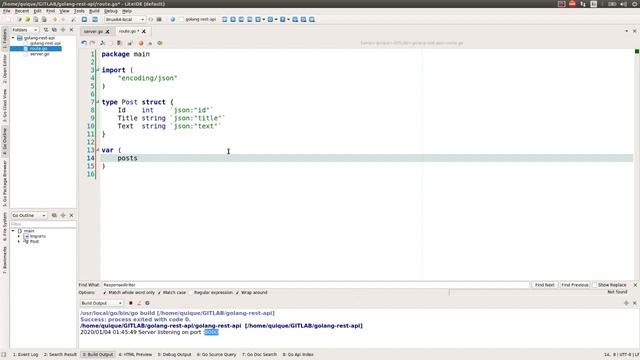 Golang / Go Crash Course 01 | Building a REST API with Mux смотреть онлайн