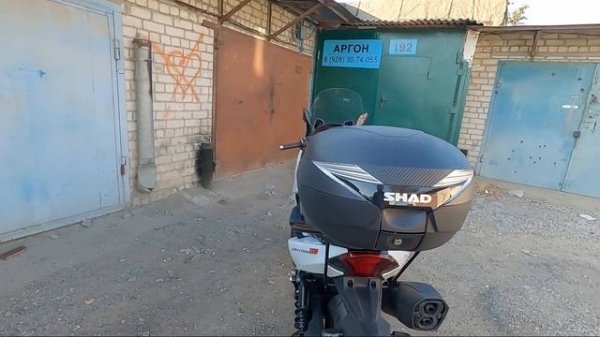 Maxsym TL 500 TOP CASE или как поставить кофр!