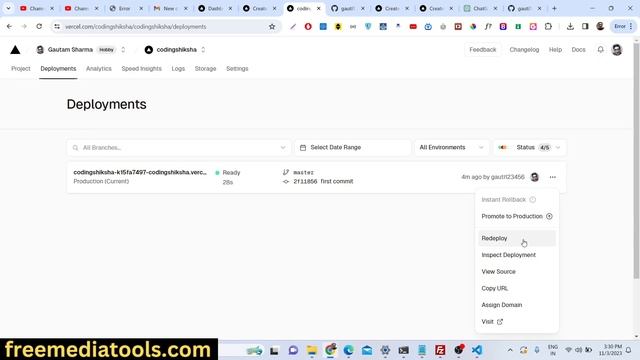 How to Deploy Next.js 14 App For Production to Vercel Using Github смотреть онлайн