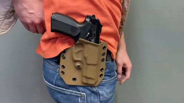 EDC Customs | Кобура поясного ношения из кайдекса для пистолета Ярыгина в расцветке "Койот" смотреть онлайн