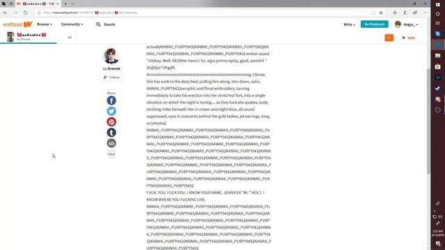 Reading the Greatest Piece of American Fiction 18+ (Dead by Daylight NSFW Fanfiction reading) смотреть онлайн