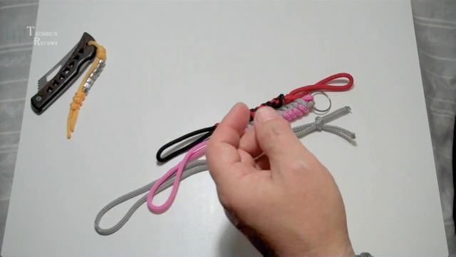 Образцы плетенных изделий из паракорда. Hand made from paracord. смотреть онлайн