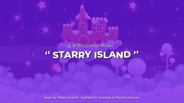 Upbeat 16-bit Chiptune | Background Music For Games | Starry Island
