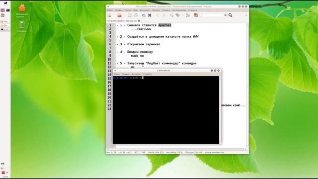 Установка и начальная настройка веб-сервера на Linux-Runtu смотреть онлайн
