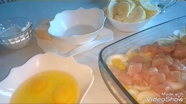 Запеканка овощная с куриной грудкой смотреть онлайн