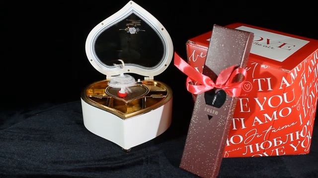 Музыкальная шкатулка с балериной с кулоном в подарок смотреть онлайн