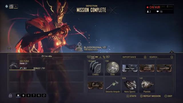 WARFRAME LIVE смотреть онлайн