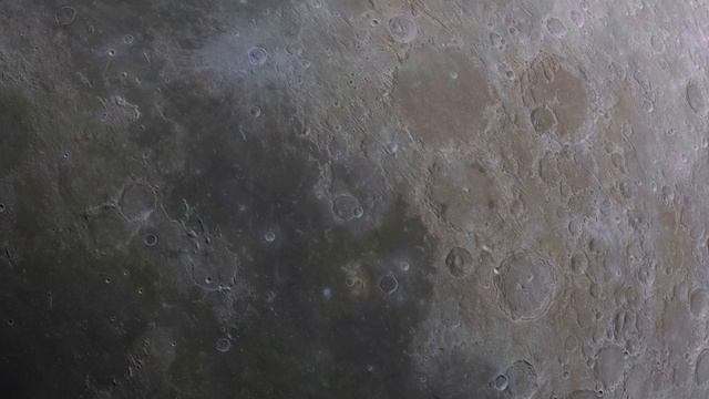 Бесплатный Футаж Полёт Над Луной - Луна в Космосе. Лунные Моря, Кратеры смотреть онлайн