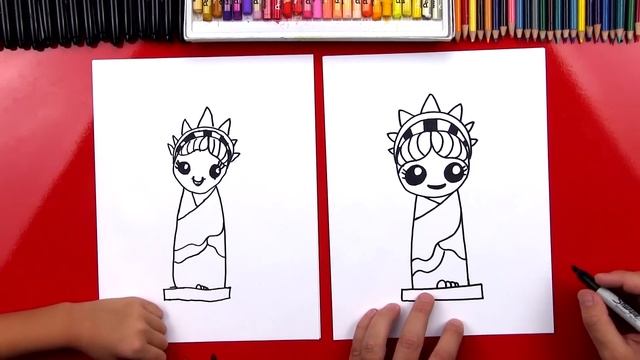How To Draw The Statue Of Liberty? смотреть онлайн