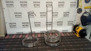 Погружной чиллер для охлаждения сусла.